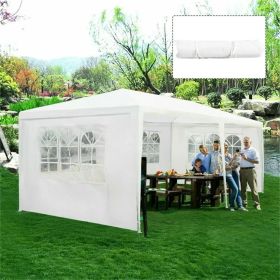 10'x20' Canopy Tent Heavy Duty Wedding Party Tent 4 Sidewalls W/Carry Bag (size: 10'x20')